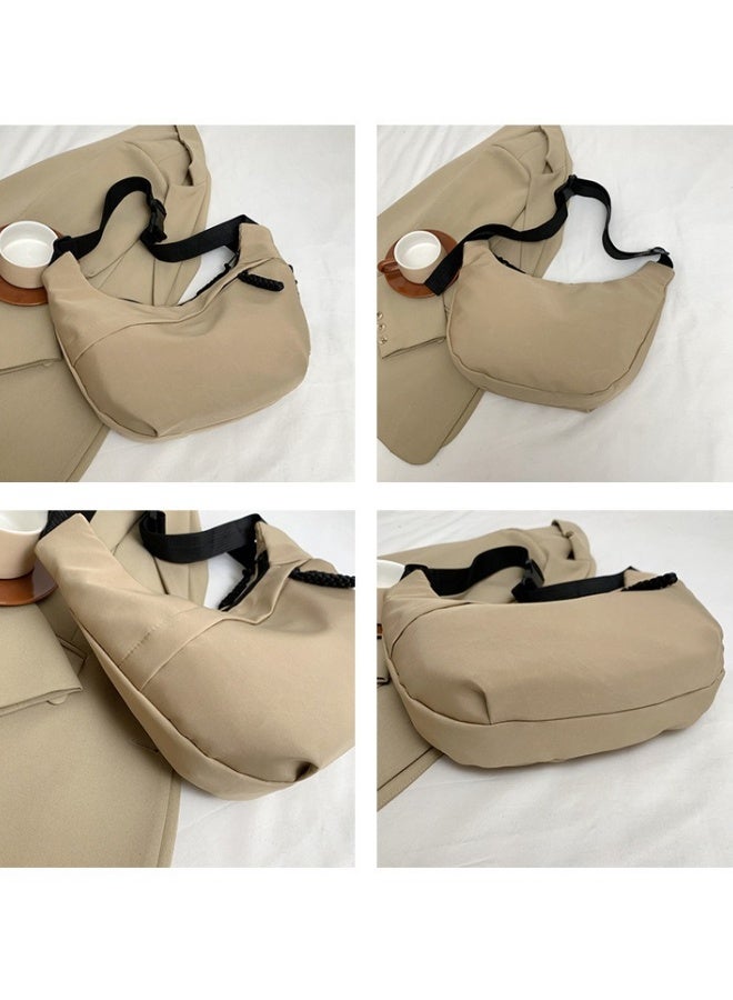 SHABILI Unisex Versatile Large-capacity Crossbody Bag, Boys' and Girls' Nylon Material Messenger Bag Shoulder Bag Satchel Bag Sling Bag, Daily Commuting Carry Bag Side Bag for Student，Teenagers, Men，Women - Image 2