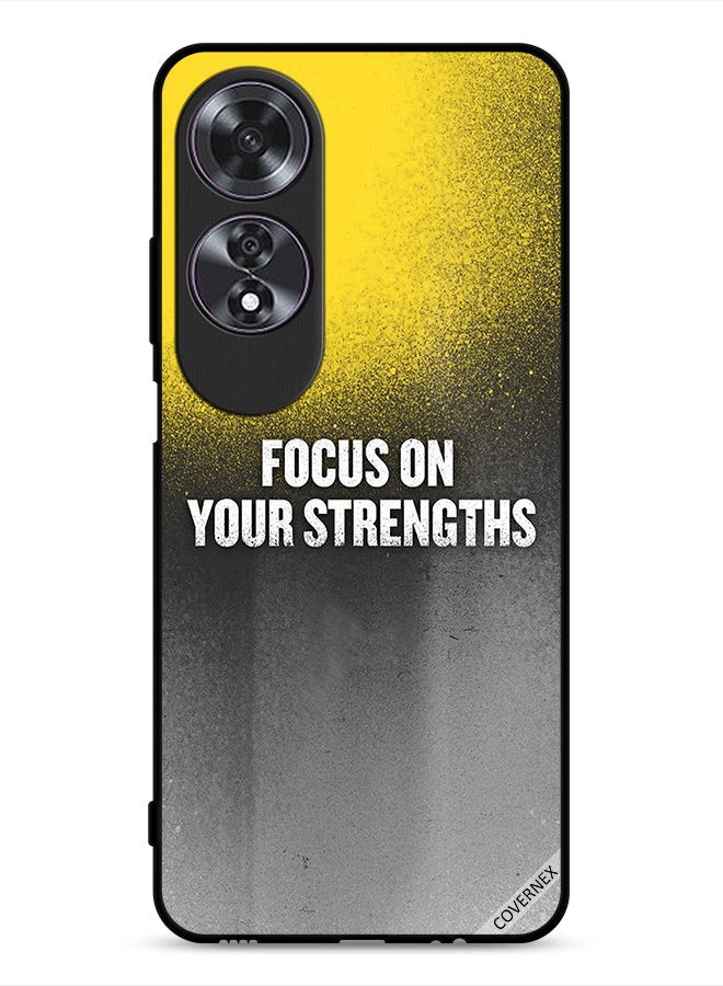 Covernex Oppo A60 Protective Case Cover Focus On Your Strengths - Image 1