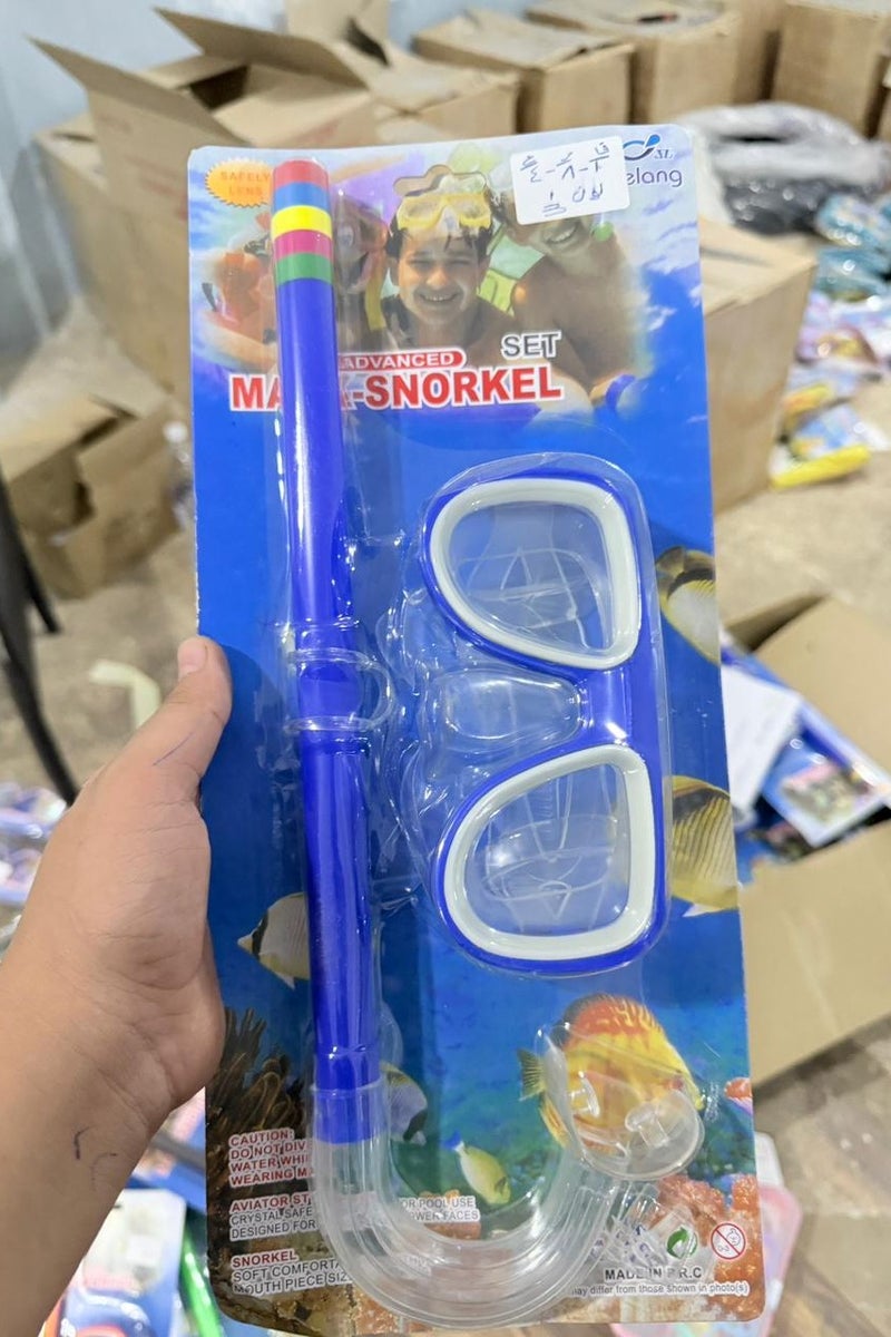 رونق مجموعة قناع الغوص للبالغين والشباب والرجال والنساء والاطفال، قناع غوص مضاد للضباب برؤية 180 درجة ومجموعة غطس علوية جافة، نظارات سباحة تحت الماء مع غطاء للأنف، معدات غطس مانعة للتسرب  مستلزمات سباحة ادوات السباحة - Image 5