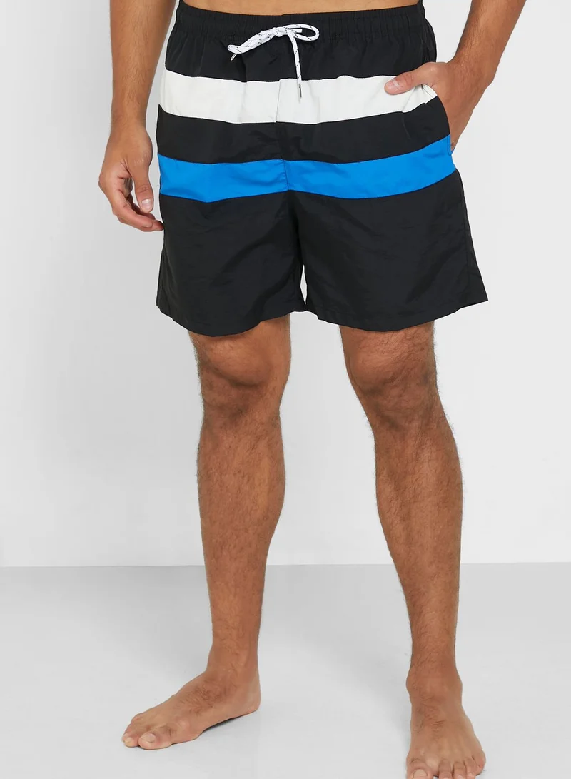 Seventy Five Colourblock Swimshorts