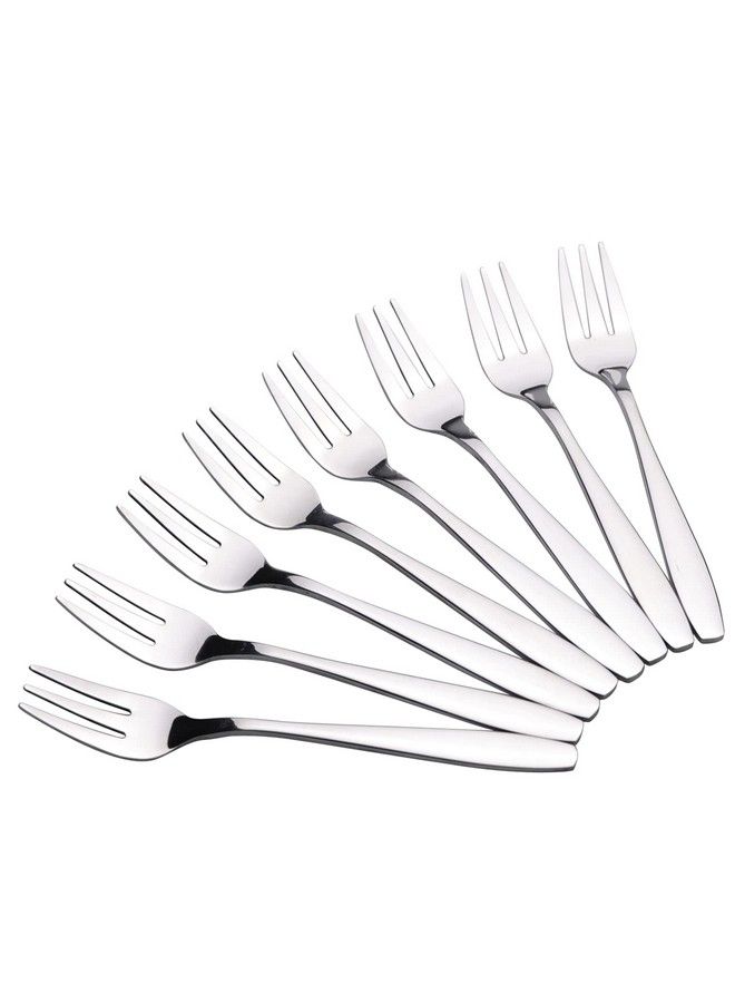 Pekky 16 Piece 3Tine Cake Forks Stainless Steel Tasting Appetizer Forks 6Inch - Image 2