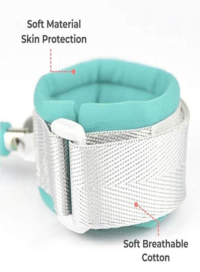 VRT Kids Anti-Lost Wrist Link with Lock - Child Safety Wrist Band for Toddlers & Children (1-10 Years) - Reflective, Adjustable, Soft Padded Strap (Green) - Image 2