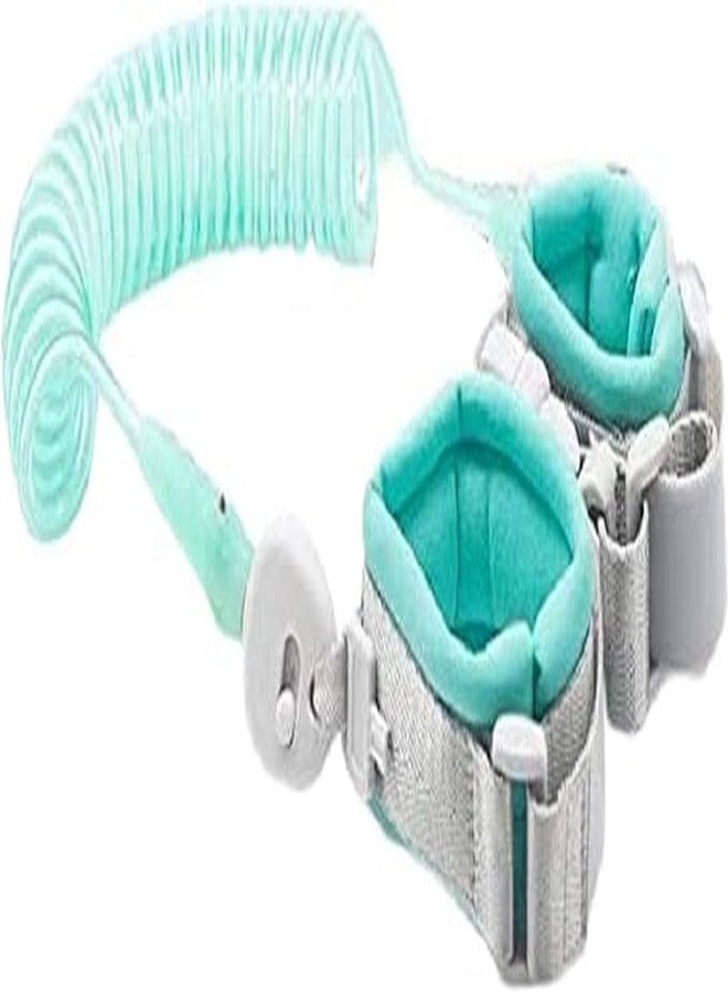 VRT Kids Anti-Lost Wrist Link with Lock - Child Safety Wrist Band for Toddlers & Children (1-10 Years) - Reflective, Adjustable, Soft Padded Strap (Green) - Image 1