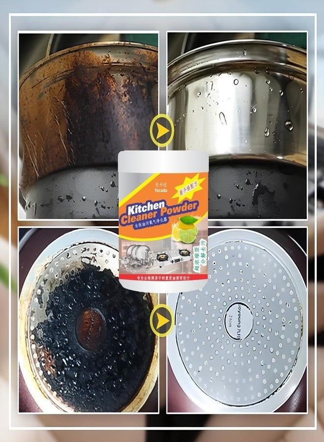 KIRMIT All-in-One Rust Remover Powder & Ultimate Rust RemovaL, Multipurpose Kitchen Rust Remover Advanced Rust Removal for All Surfaces (400gm) (Kitchen cleaning Powder) - Image 4
