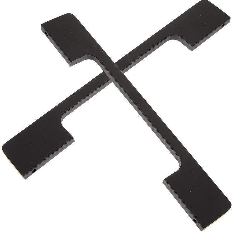 Black Aluminum Alloy Cabinet Handles 192mm Hole Spacing Modern Drawer Pulls For Kitchen Wardrobe - Image 2