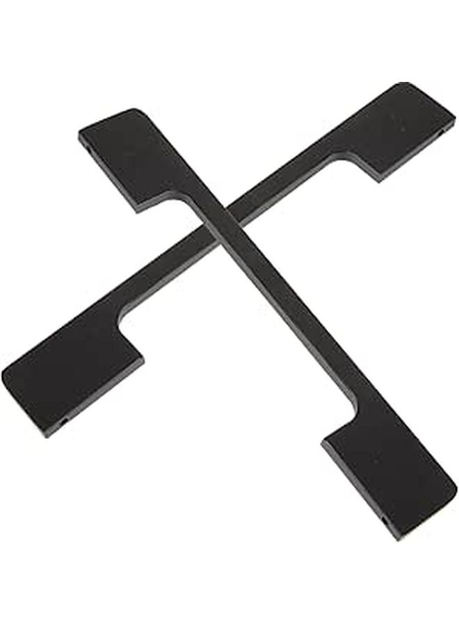 Black Aluminum Alloy Cabinet Handles 192mm Hole Spacing Modern Drawer Pulls For Kitchen Wardrobe - Image 1