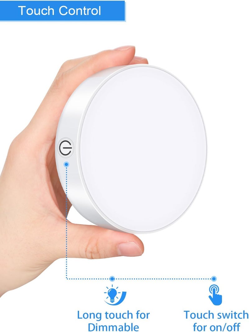 WILLED Dimmable Touch Light - 2 Pack Rechargeable LED Tap Lights with 1000mAh Battery - Image 4