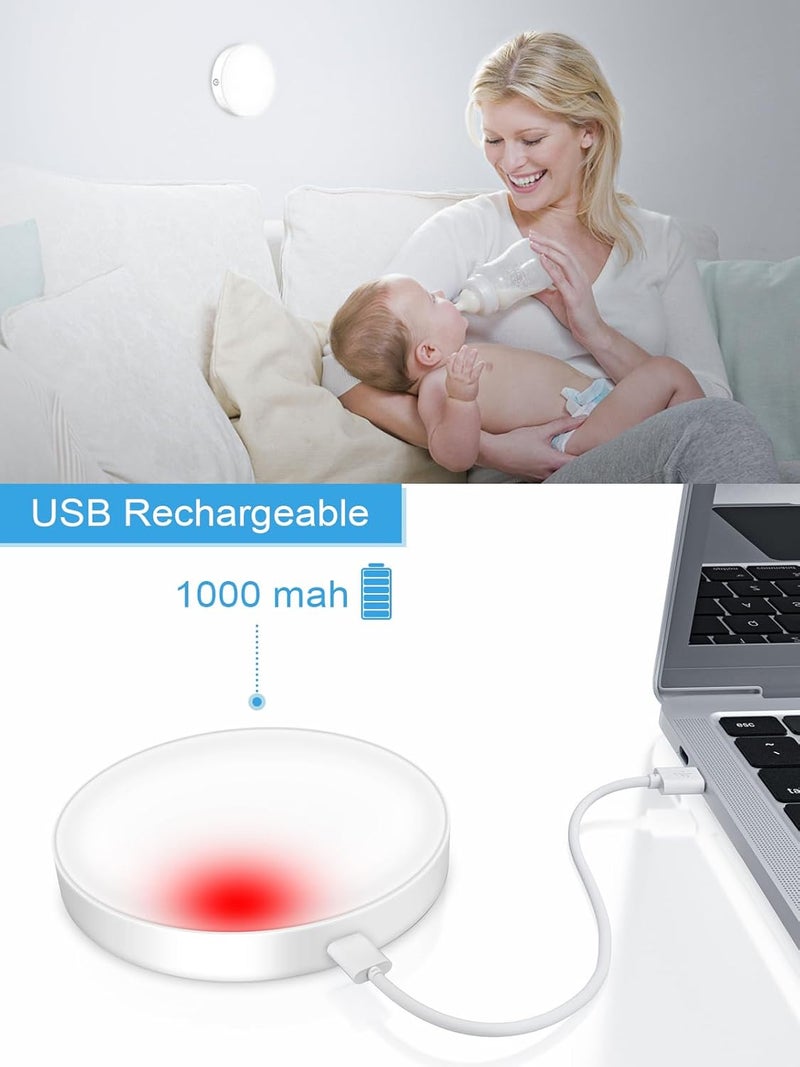 WILLED Dimmable Touch Light - 2 Pack Rechargeable LED Tap Lights with 1000mAh Battery - Image 5