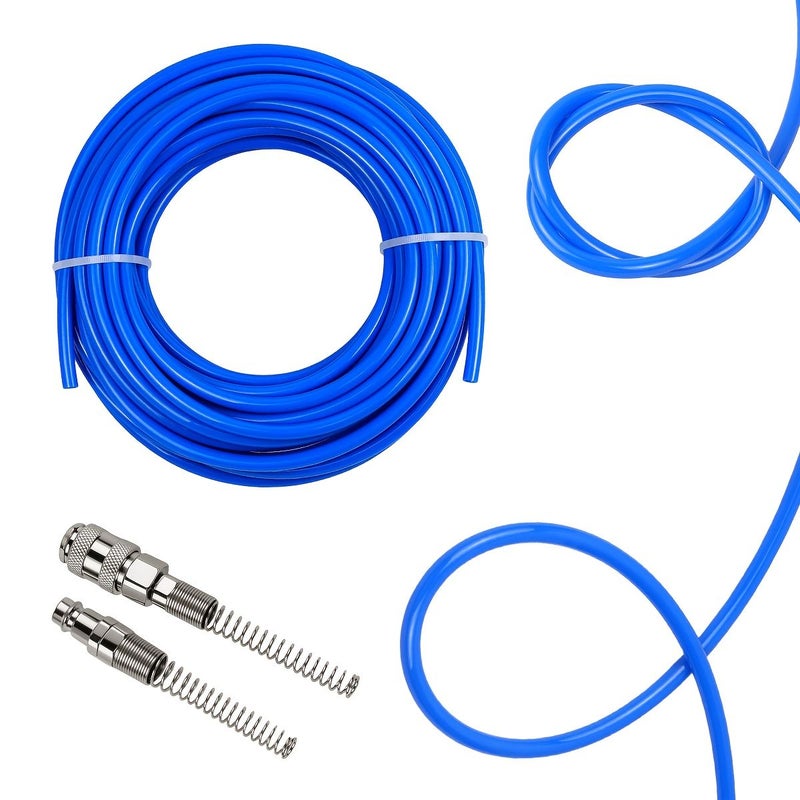 Air Compressor Hose 1582.68 Inch 8x5mm with Quick Connect Coupler European 3 in 1 Fittings - Image 4
