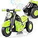 OLAKIDS Ride on Push Car FoottoFloor Sliding Car for Toddlers Kids Motorcycle with Bubble Maker Music 3 Wheels Ride on Toys Gift for Boys Girls Aged 35 Years Green - Image 2