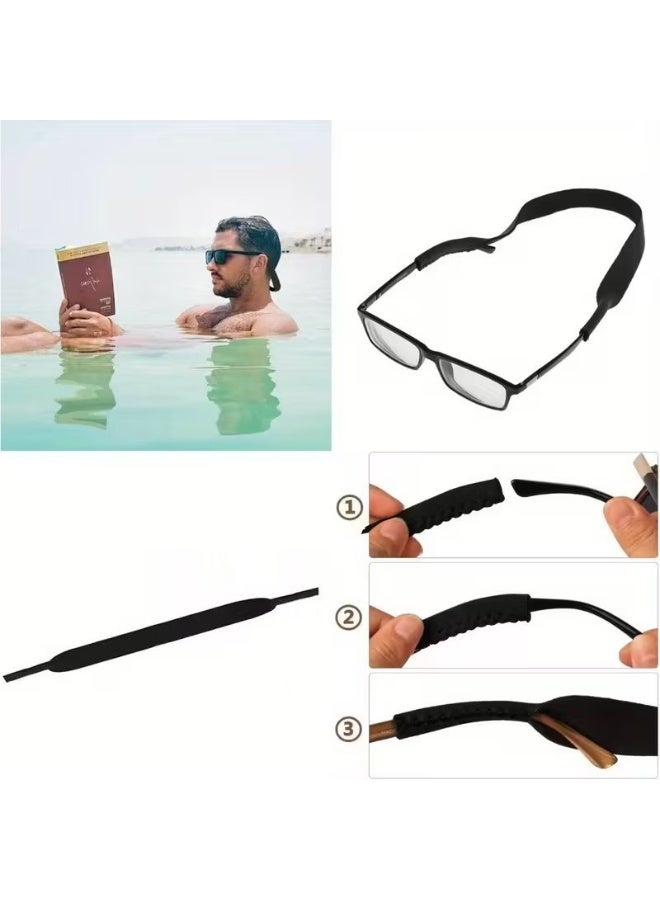 2PCS,Diving Fabric Anti Slip Glasses Strap Sports Swimming Goggles Holder Eyewear Cord,Swimming Goggles,Strap Anti Slip Goggles Strap,Sports Goggles Strap, Eyewear Cord ,Goggles Holder - Image 5