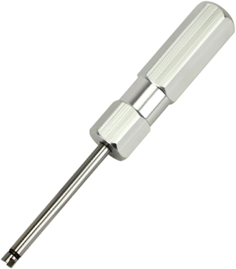 UHANBUT Valve Core Removal Tool, 4.3" Heavy Duty No Scratch Long Tire Valve Stem Removal Installer Tool, Universal Screwdriver Car Tire Repair Stem Puller for Schrader Cores (1PC) - Image 1