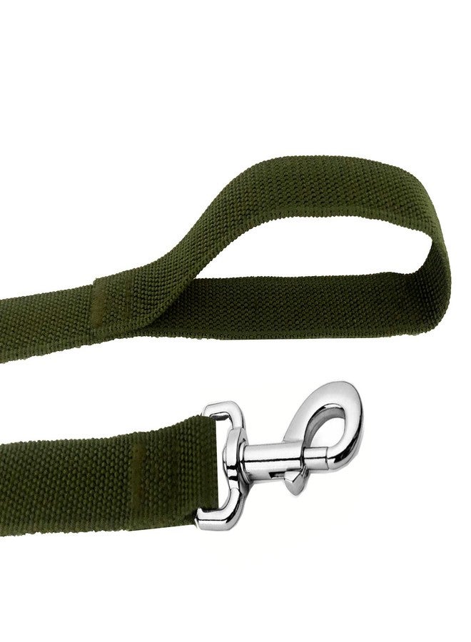 MANDAO Strong Nylon Dog Leash, 4FT/ 5 FT/ 6FT Dog Leashes for Medium Large Dogs(5FT, Green) - Image 3