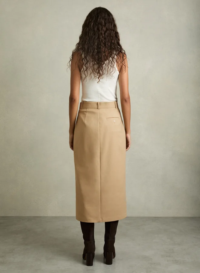 REISS Pencil Cargo Skirt
