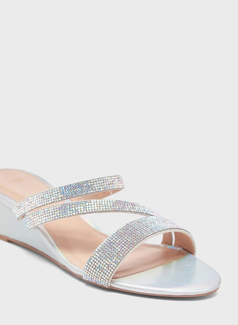 Celeste Multi Strap Wedge Sandals