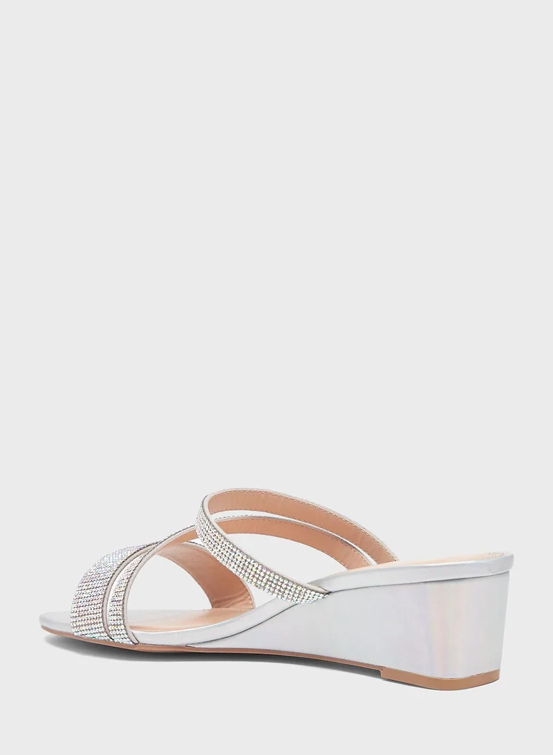 Celeste Multi Strap Wedge Sandals