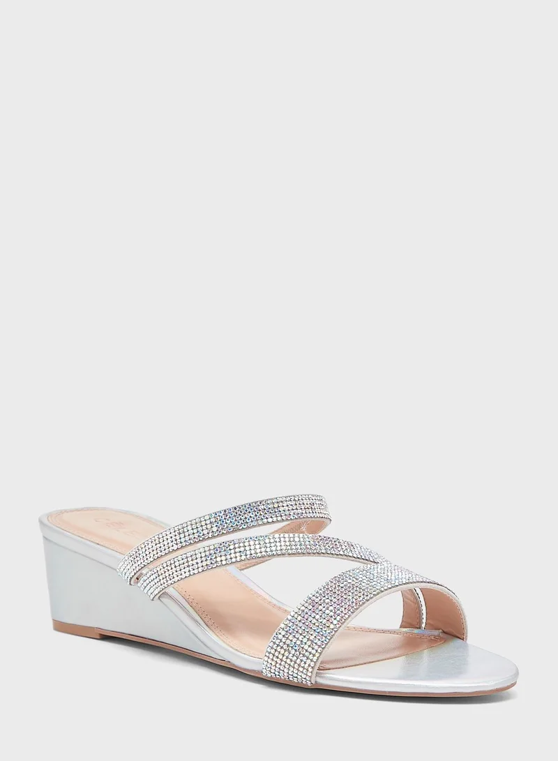 Celeste Multi Strap Wedge Sandals