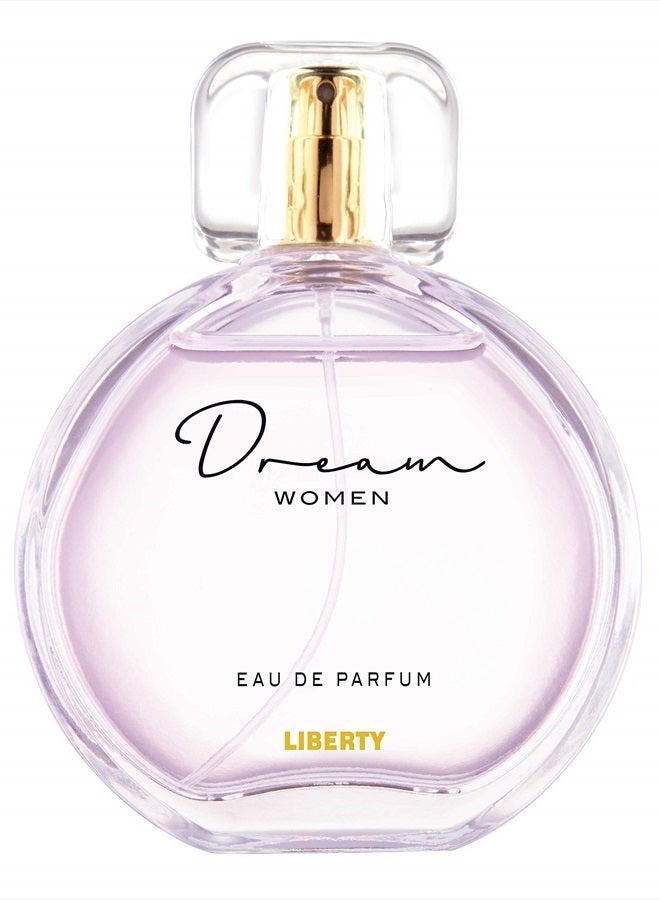 Liberty عطر للنساء، 3.4 أونصة عطور الأحلام برائحة تدوم طويلاً ماء عطر، رائحة زهرية فاخرة لرذاذ العطر للنساء - Image 1