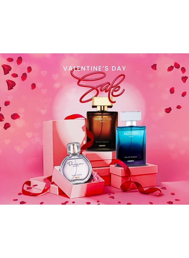 Liberty عطر للنساء، 3.4 أونصة عطور الأحلام برائحة تدوم طويلاً ماء عطر، رائحة زهرية فاخرة لرذاذ العطر للنساء - Image 3