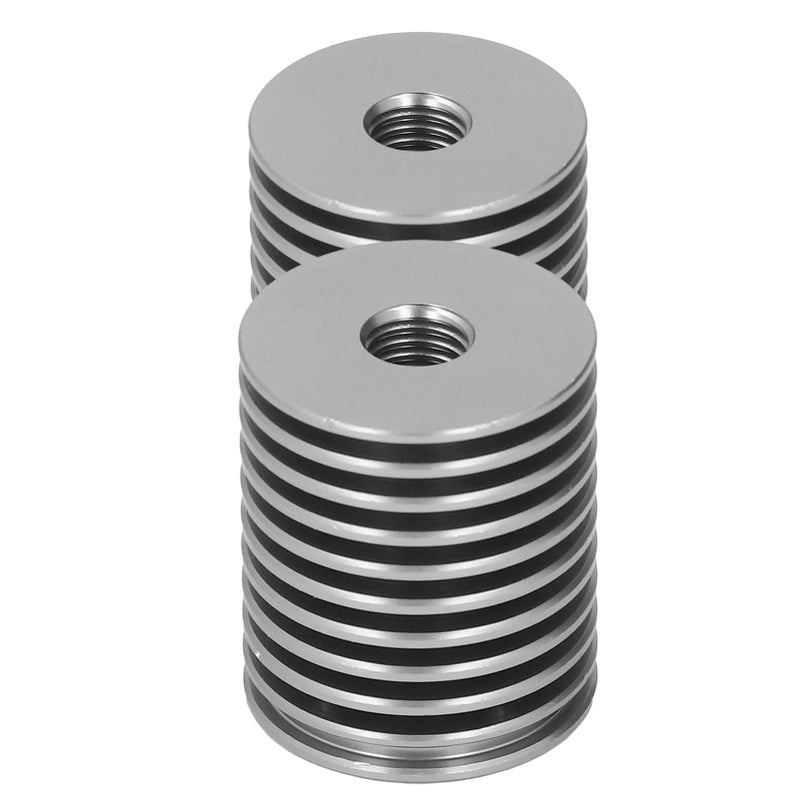 مشتت حراري من الألومنيوم بفتحة M7، قطعتان، بلون رمادي رمادي، لـ V6 Hotend، فوهة 0.1 مم و 0.2 مم - Image 2