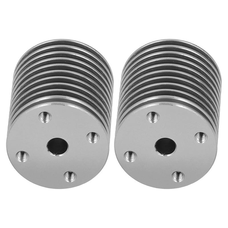 مشتت حراري من الألومنيوم بفتحة M7، قطعتان، بلون رمادي رمادي، لـ V6 Hotend، فوهة 0.1 مم و 0.2 مم - Image 3