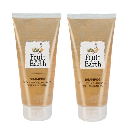 Generic Fruit Of Earth Shampoo With Henna Jojoba Oil Hair Fall Control200ML Pack Of 2  - Image 1