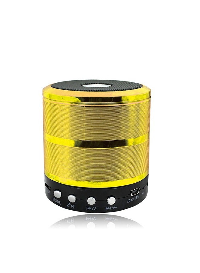 WS-887 Mini Bluetooth Speaker with FM Radio, Memory Card Slot, USB Memory Slot, AUX Input Mode