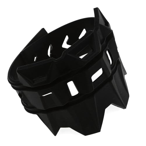 VOZINMOST Motorcycle Universal Exhaust Heat Shield Cover Muffler Pipe Guard Leg Anti Hot Silencer Guard Antiscalding Protector Ring For Muffler TailpipeBlack - Image 1