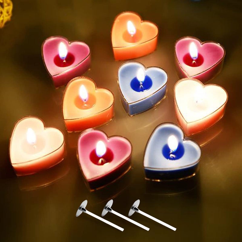 GSXRB 500pcs/1'' Tea Light Candle Wicks, Pre-Waxed Tealight Wicks for Soy Wax Candle Making - Image 3