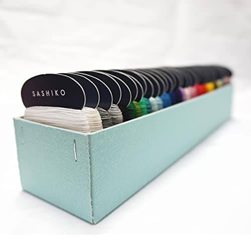 DARUMA Sashiko Thread 100% Cotton Card Type (43.7 yd) x 37 Colors with English Manual and Gift Box, Sewing & Embroidery Value Set (Thin, 37 Colors) - Image 4