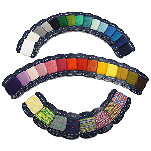 DARUMA Sashiko Thread 100% Cotton Card Type (43.7 yd) x 37 Colors with English Manual and Gift Box, Sewing & Embroidery Value Set (Thin, 37 Colors) - Image 2