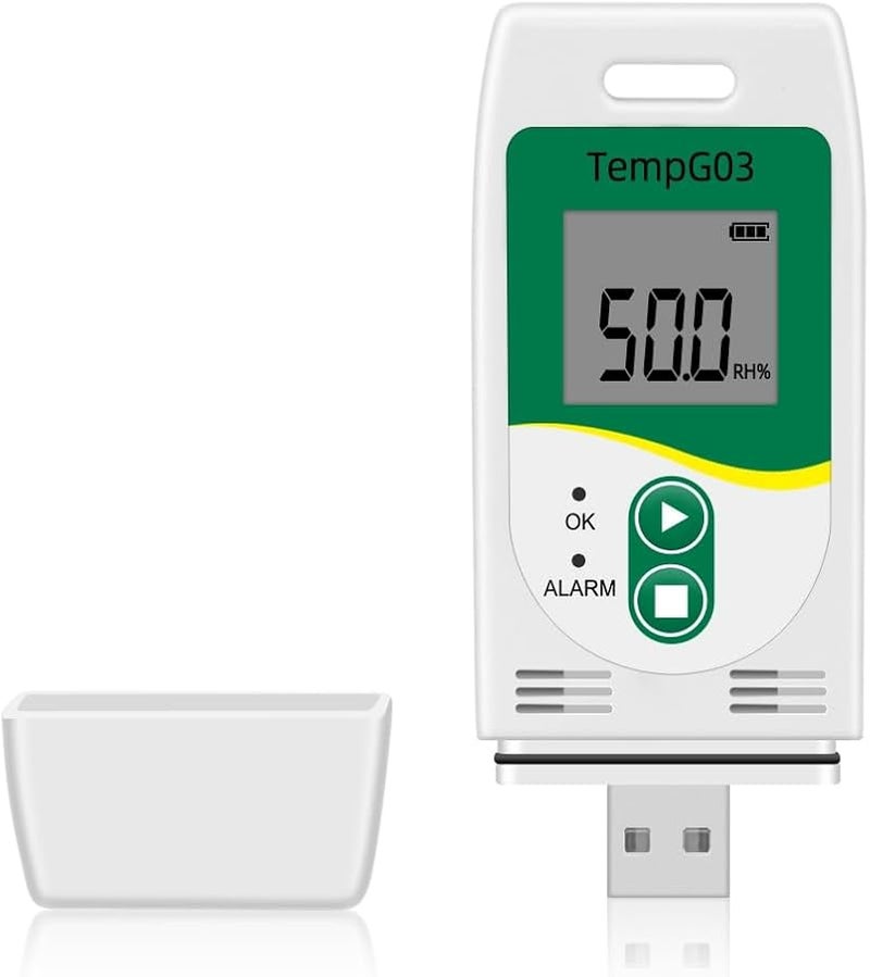 TempG03 USB Temperature Humidity Data Logger Recorder 32000 Capacity Reusable - Image 2