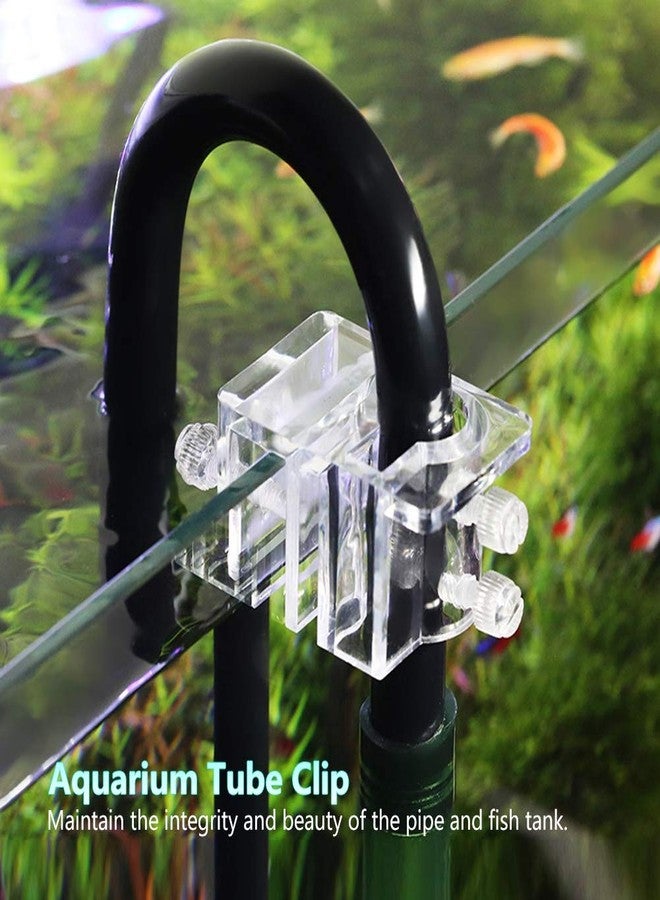 Beufee Air Water Pipe Clip, 20mm Fish Tank Water Pipe Mounting Clip Aquarium Tube Clamp Hose Holder Water Hose Holder for Aquarium - Image 5