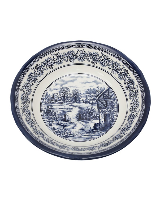 Akdc Salad Bowl 9.3"  A Gracefully Designed Piece That Adds A Touch Of Sophistication To Your Table While Accommodating Generous Portions - Image 1