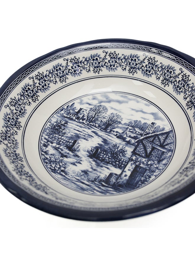 Akdc Salad Bowl 9.3"  A Gracefully Designed Piece That Adds A Touch Of Sophistication To Your Table While Accommodating Generous Portions - Image 3