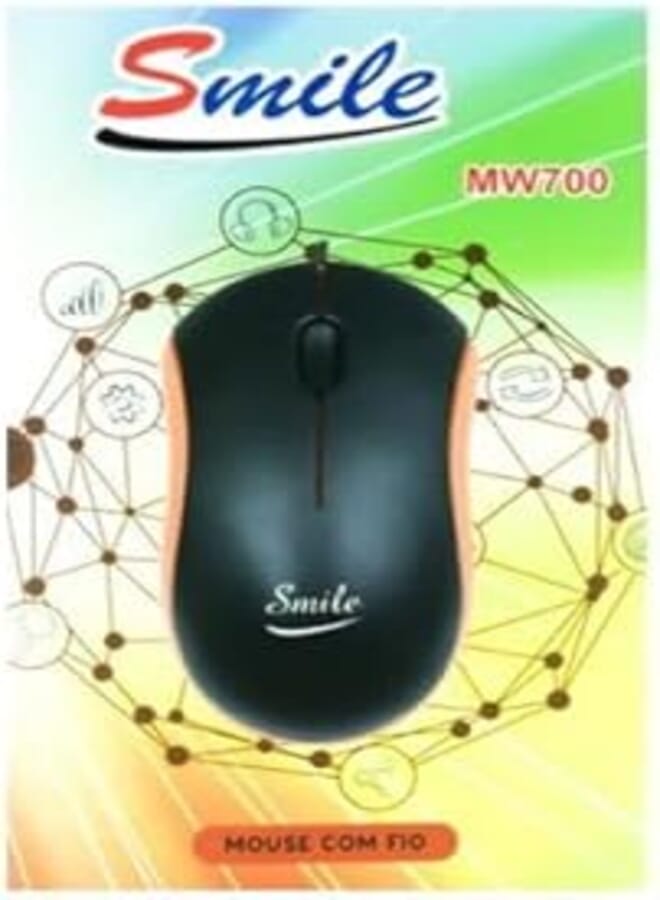 MW700 Amazing Design With USB Cable And High Precision For To Add More Fun Gaming, Black&Orage
