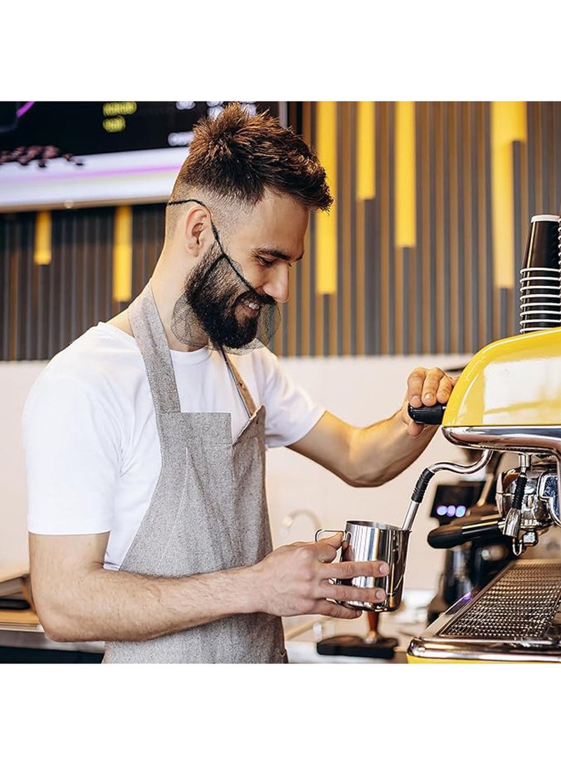 100 يمكن التخلص منها اللحية شبكة مرنة التهوية كم واقية من الأسنان - Image 2