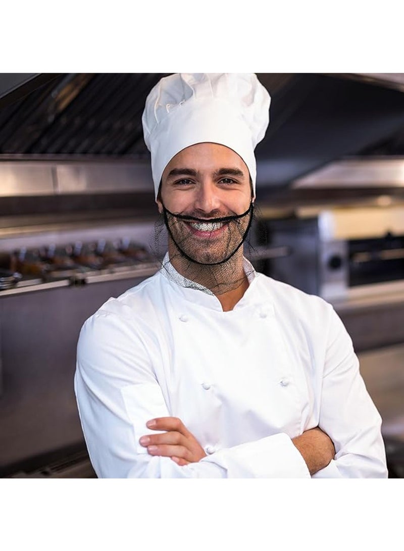 100 يمكن التخلص منها اللحية شبكة مرنة التهوية كم واقية من الأسنان - Image 4