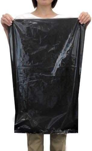 BOS أكياس BOS المدهشة لإغلاق الروائح القابلة للتصرف لبطانات المراحيض وحفاضات البالغين أو أي منتج صحي متينة بدون رائحة 50 كيس 52 جالون 20 لتر لون أسود - Image 5