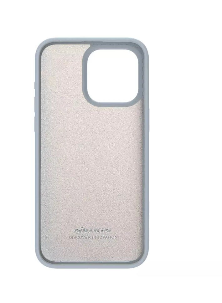 Nillkin CamShield Silky silicon case for Apple iPhone 15 Pro Max 6.7 (2023)-Sky Blue - Image 5