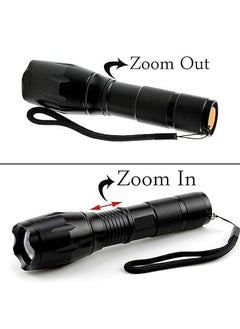 Eis Eis Flashlight Torch Rechargeable Led with Cob Light Mini Waterproof Portable Metal Body Waterproof LED Outdoor Lamp Search Light 18W Flashlight Torch Lamp 2200 mAh Battery  - Image 5