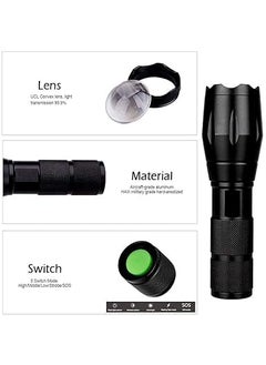 Eis Eis Flashlight Torch Rechargeable Led with Cob Light Mini Waterproof Portable Metal Body Waterproof LED Outdoor Lamp Search Light 18W Flashlight Torch Lamp 2200 mAh Battery  - Image 3