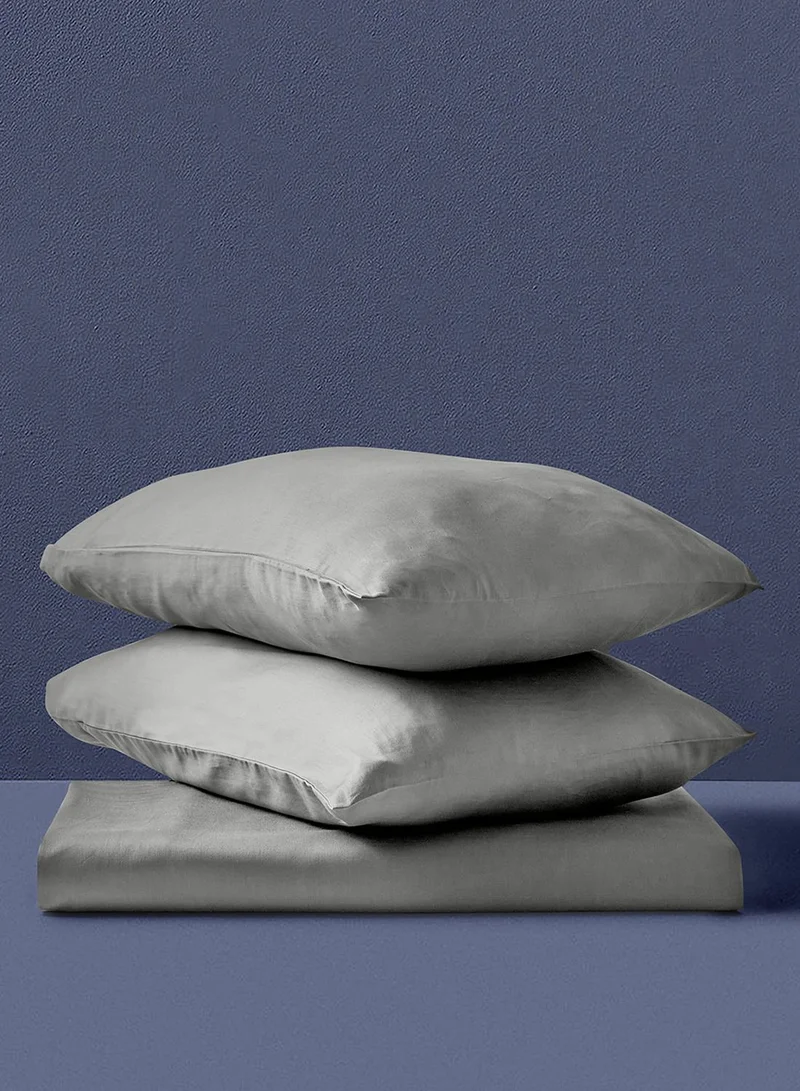 Noon East Queen Size Fitted Sheet With Pillowcase