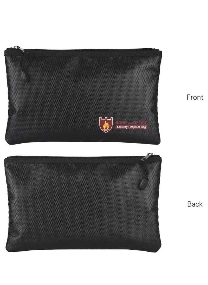 Rubik Fireproof Bag with Zipper Fire Safe Bag Pouch for Documents Cash Money Passports Cards for Home Office (29x20cm) Medium  - Image 4