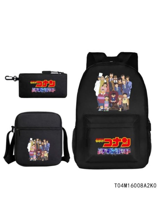 Trendy anime element backpack set, exquisite and practical, a good companion for daily travel - 852  - Image 1