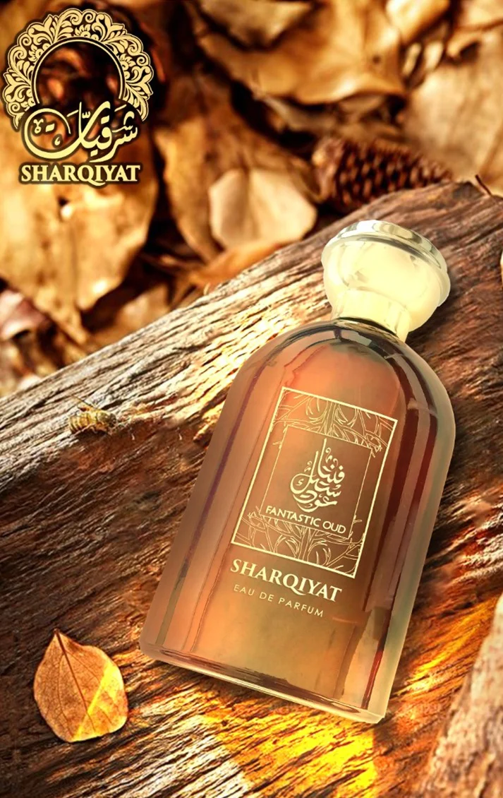 SHARQIYAT Fantastic Oud Eau de Parfum for Men, 100ml, Oriental Oud Fragrance by SHARQIYAT