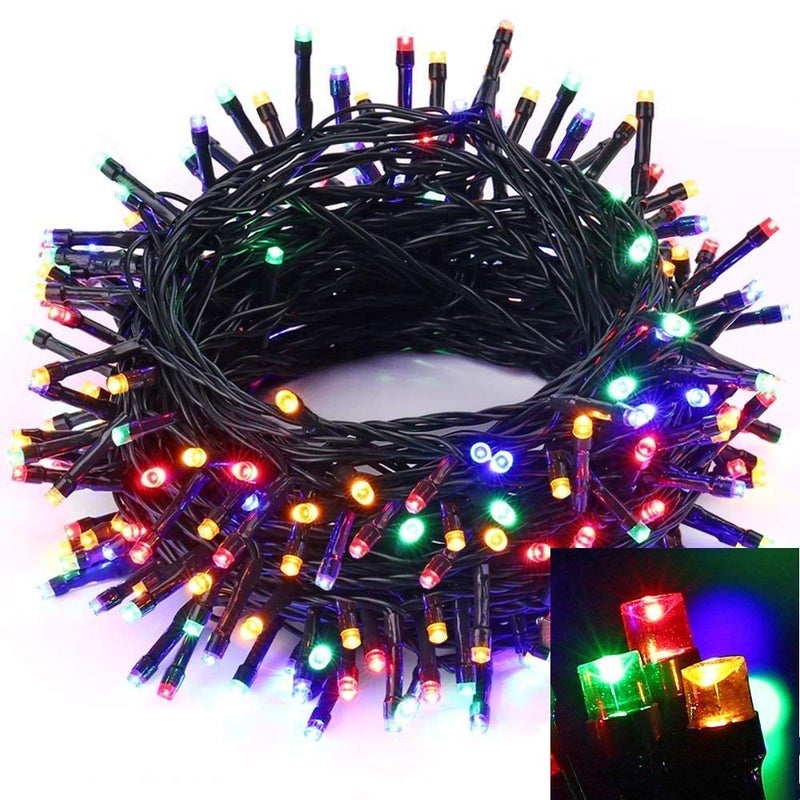 Desidiya LED Rice Plastic Light for Decoration String and Series Light for Diwali Christmas Indoor Outdoor Decoration Bedroom Wedding Birthday Party Patio12 Meter 39 Foot Multi - Image 1