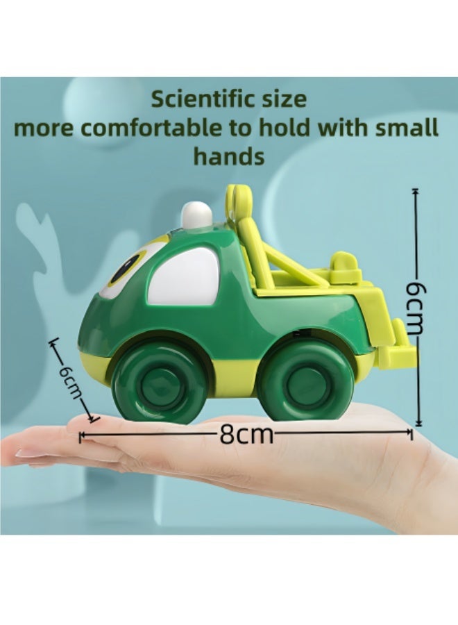 سيارات لعبة Press and Go للأطفال الصغار من 1 إلى 3 سنوات، مجموعة ألعاب سيارات سباق الحيوانات Push Go، سيارات سباق الحيوانات للأطفال، مجموعة مركبات لعب للأطفال الرضع، هدايا عيد الميلاد الأول للأولاد من 1 إلى 2 سنة - Image 4