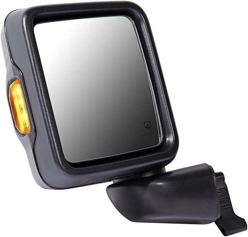 Astra Depot Replacement Right Passenger Side Mirror for 2018-2024 Jeep Wrangler JL & 2020-2023 Gladiator with Electric Heating and Signal Light - Image 1