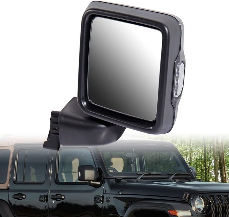 Astra Depot Replacement Right Passenger Side Mirror for 2018-2024 Jeep Wrangler JL & 2020-2023 Gladiator with Electric Heating and Signal Light - Image 3